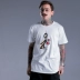 Mùa hè INS cùng một đoạn áo thun ngắn tay học sinh lỏng lẻo Harajuku hip-hop Hàn Quốc ulzzang nửa tay yêu nam nữ triều