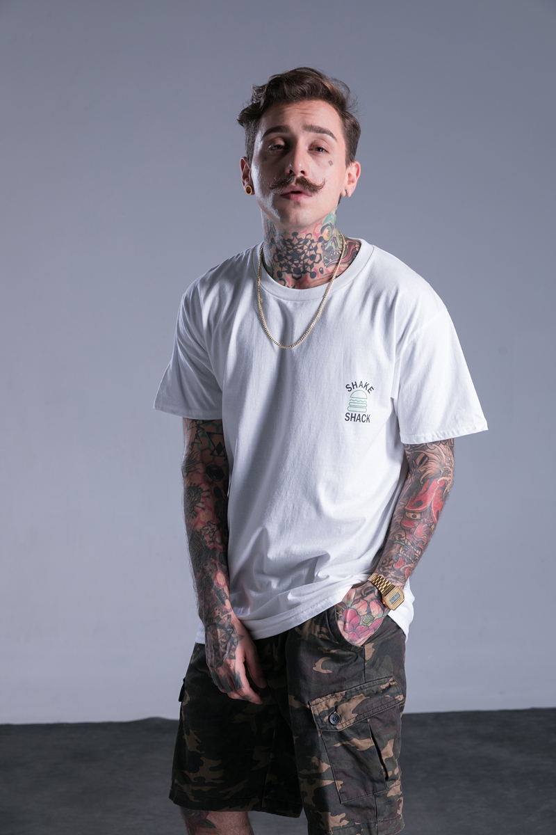 Mùa hè INS cùng một đoạn áo thun ngắn tay học sinh lỏng lẻo hip-hop Hàn Quốc ulzzang xúc xích nửa tay nam và nữ thủy triều áo thun thể thao nam