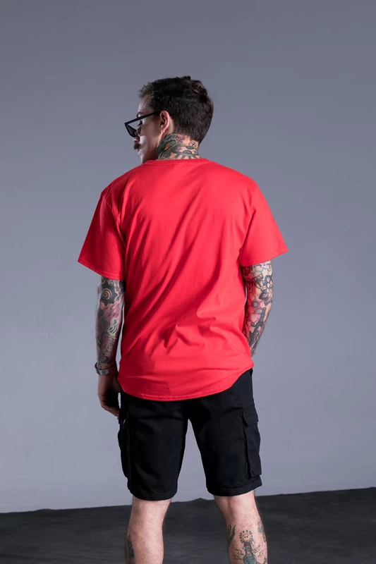 Mùa hè INS cùng một đoạn áo thun ngắn tay học sinh lỏng lẻo Harajuku hip-hop Hàn Quốc ulzzang nửa tay yêu nam nữ triều