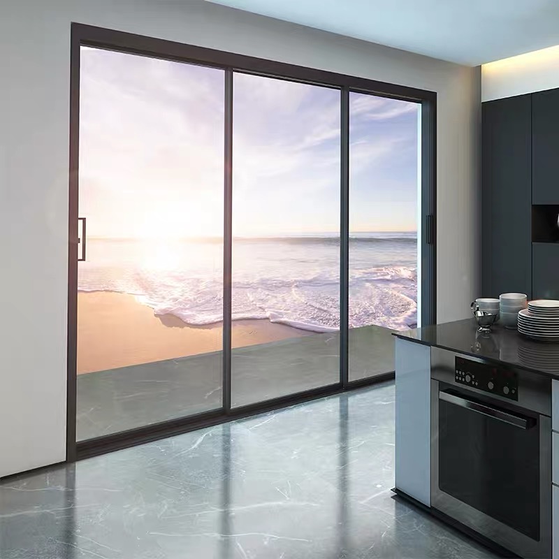 Xinhaoxuan Jianyue series 16 narrow side sliding door two rail aluminum alloy sliding door balcony living room including installation fee