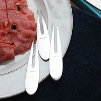Ян ценит высокий продукт простая фруктовая вилка морепродукты вилка луна торт вилка многоцелевая вилка 18-10 из нержавеющей стали.