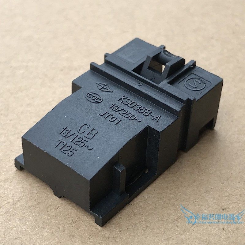 Original electric kettle accessories steam switch KSD368-A without push rod JT01 water boiling power-off device 13A