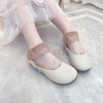 Girls socks summer thin baby childrens socks summer middle child Princess lace mesh socks 3 years old 6