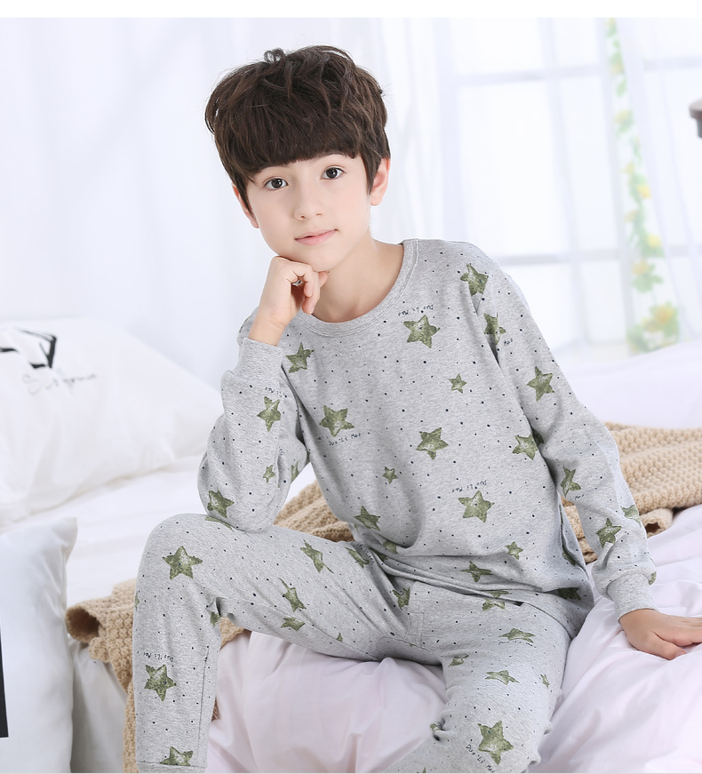 Đồ lót nhiệt cho trẻ em ở Nam Cực bộ cotton thu đông bé trai