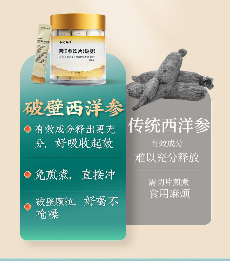 史低！低温干燥，营养全保留：250g 云南白药 西洋参片 69.4元包邮（之前99元） 值值值-买手聚集的地方