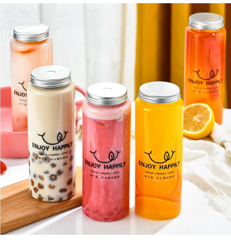 Плотная бутылка для чая домашнего приготовления с сеткой Gan Lu milk tea cup с сеткой красной жирной жидкостью холодный чай пластиковая бутылка