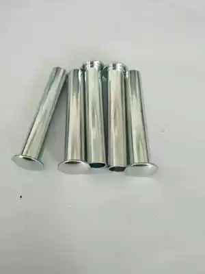 All-iron galvanized large flat head semi-hollow iron rivets Semi-hollow rivets Hollow iron rivets Hollow rivets M8*44