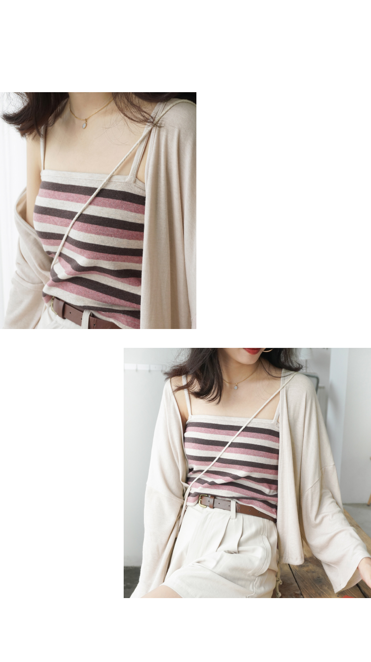 Purism tự chế mùa hè mới Han Fan hoang dã kem chống nắng ngắn cardigan đan rắn màu cape loại kỳ nghỉ áo len gile nữ