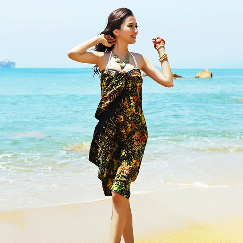 Пляжный большой купальник, куртка, защита от солнца, по фигуре