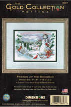 Cross embroidered xsd redrawing Saga source files Dim08697 Wind days snowman scenery