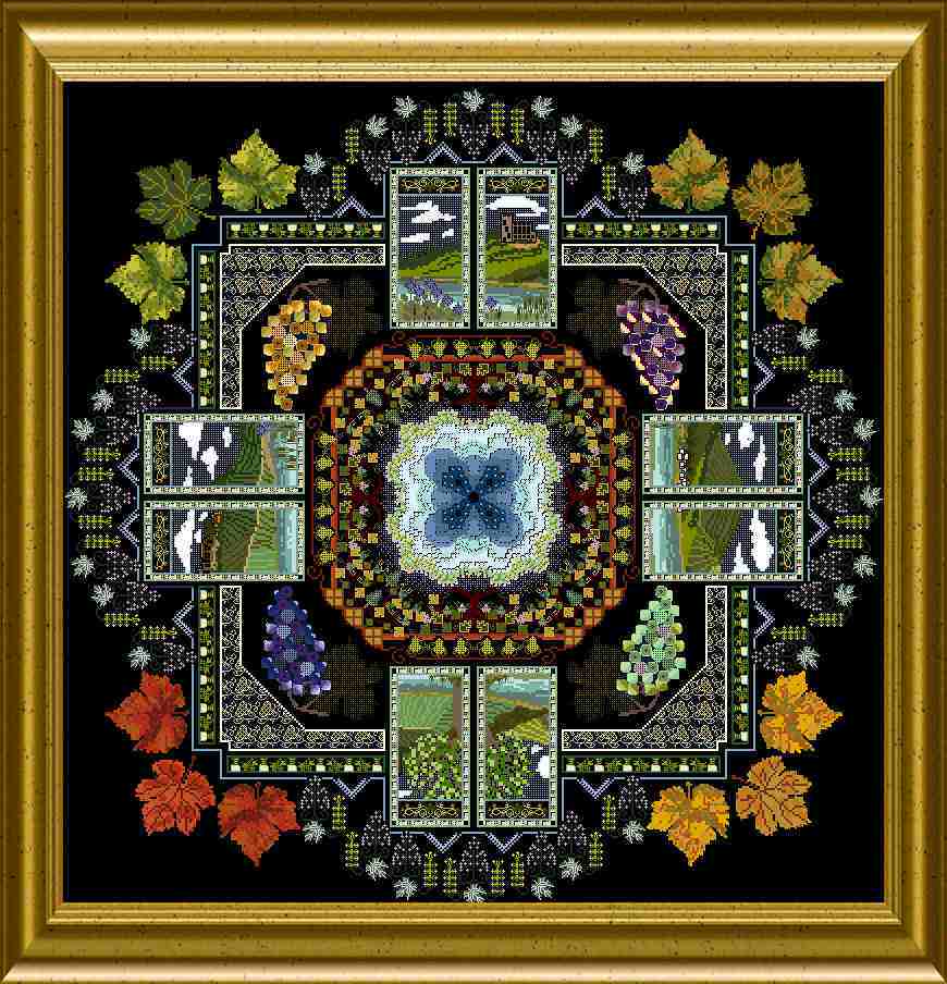 Cross embroidered PDF original sweep Tpin castle CD Grand castle series 076-Taobao