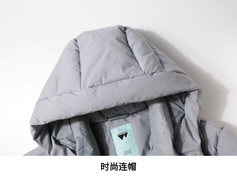装上新 七匹狼 都市机能 DWR防泼水 连帽羽绒服 240g高充绒 图27