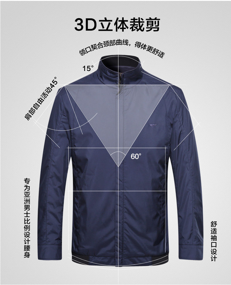 Blouson homme SEPTWOLVES    manches longues en Polyester - Ref 3118018 Image 17