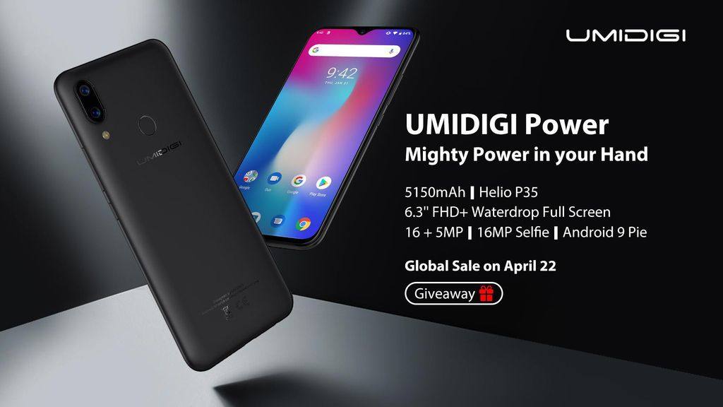 UMIDIGI品牌大电池新品UMIDIGI power将于4月22发布。