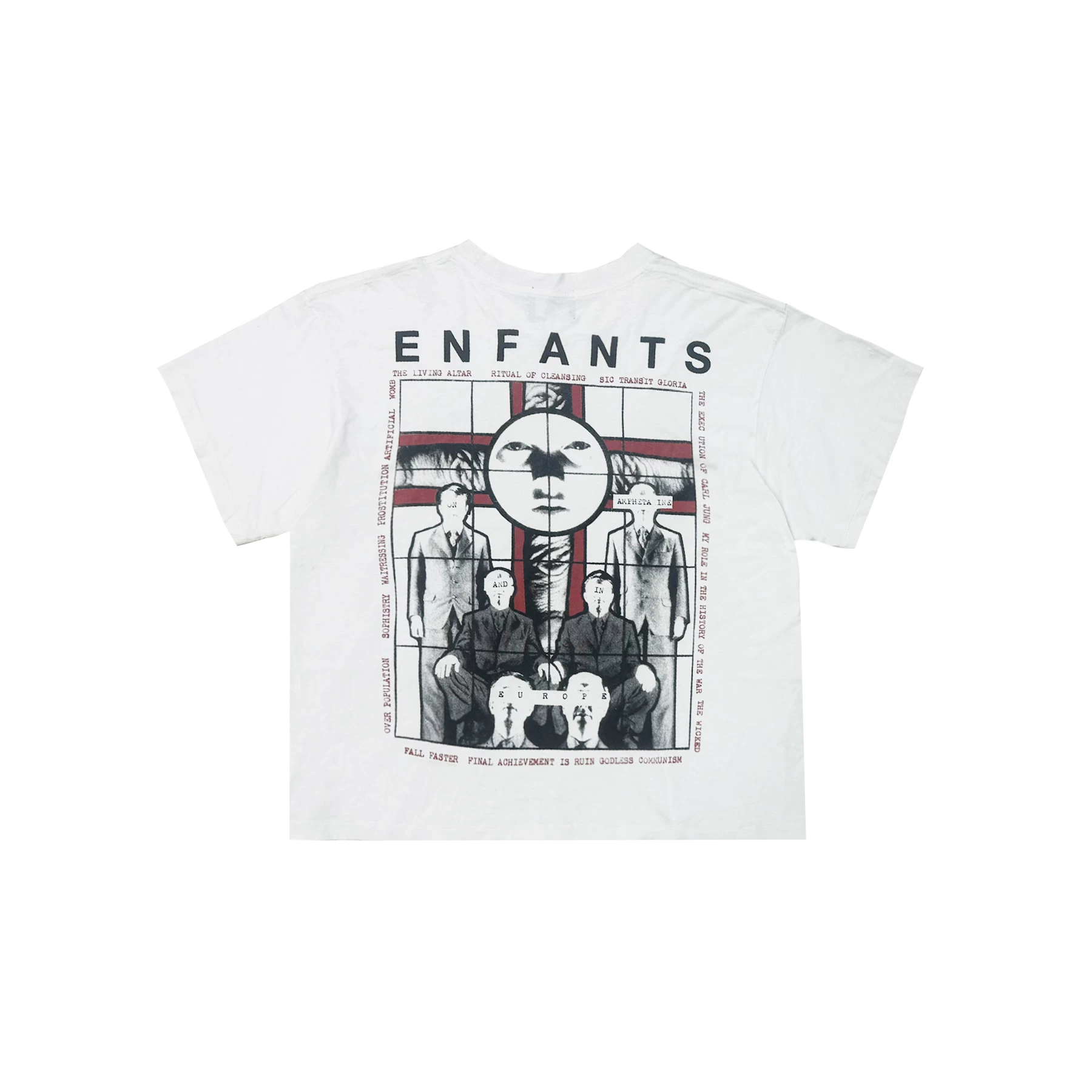 [Готовый запас] Детский (или Enfants Riches Déprimés) ERD Ritual Prayer Print Short Sleeves