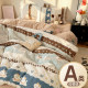 Class a Four-Piece Bedding Set, Pure Cotton, 2025 New Style Bed Sheet, Fitted Sheet, Duvet Cover, Student Dormitory Bedding Three-Piece Set 4