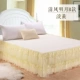Khăn trải giường Huang Bo Simmons Khăn trải giường Bed Bed 1.8 Bed Cover Bed Lily Single Piece Bed Dress Lace Bed Cover 1.5 * 1.9 - Váy Petti