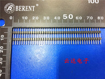 2 0MM double plastic single row straight needle 1*40p total needle length 15MM single row pin 40p all copper gold plated 15MM