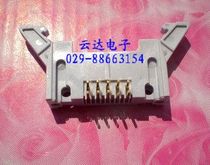 Taiwan Zhengling Seiko (nextron) DC2-10P bent foot 2 * 5 horn socket flat cable seat 2 54mm