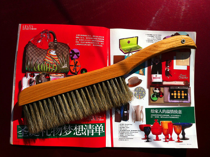 Large bristle bed brush bristle anti-static brush dust brush broom bed brush washable