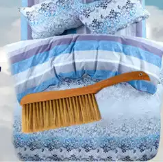 Large bristle bed brush pig Mane anti-static brush dust removal brush broom bed brush washable