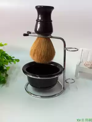Value-added shaving brush set Badger hair brush Shaving brush holder(Defective) Shaving bowl 