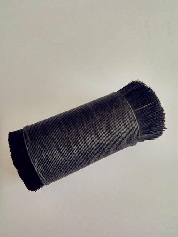 Brown tiger mane Tiger horse mane brush extension edge brush mane brush Seal carving tools supplies