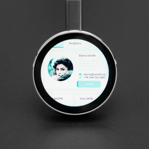 Esp32-S3 Circular Display Development Board 1.85inch Touch Screen Ai Voice Qi Wireless Charging Esp32-S3 Circular Display Development Board 1.85inch Touch Screen Ai Voice Qi Wireless Charging