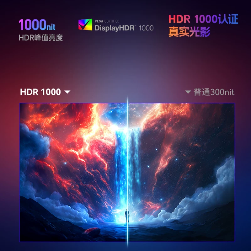 Монитор HKC G27M7 27-дюймовый 4K ультрашClear 160Гц двойной режим 320Гц подсветка MiniLED QD квантовые точки