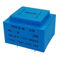 Customized PE4215-M transformer 230V go 21V 70mA 12V 100mA 14 300mA