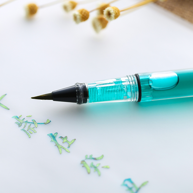 tramol Calligraphy Soft Pen Fountain Pen pen with ink Show Lie pen cum milkhand brush gold powder color ink pen