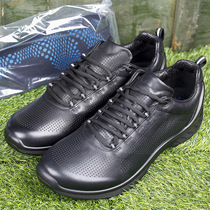 Public fire training shoes black leather new casual shoes summer breathable mesh mens sports running training shoes