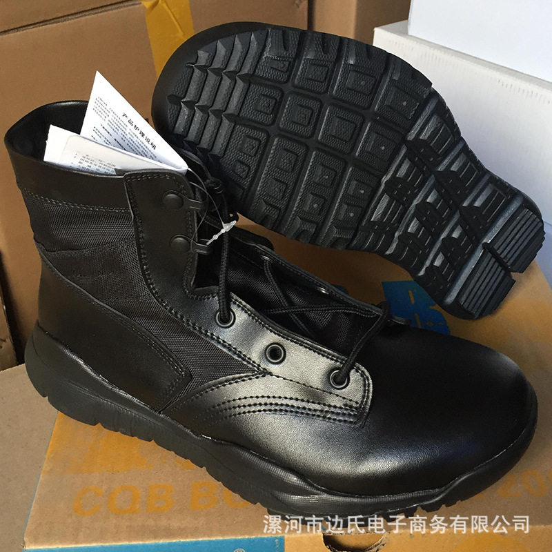 Spring and summer low-top ultra-light combat boots breathable boots men's short boots special forces tactical boots outdoor hiking shoes