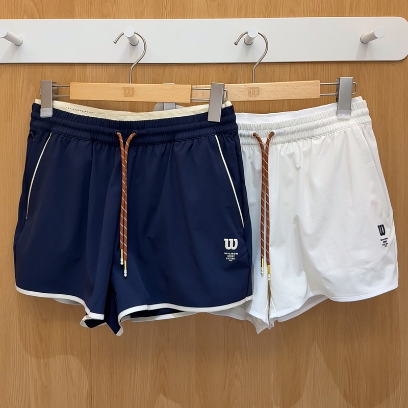 Wilson Women's Summer Sports Shorts with Adjustable Waist, Bubble Gauze, Fleece Lining, Skin-Friendly Tennis Woven Shorts Wilson Women's Summer Sports Shorts with Adjustable Waist, Bubble Gauze, Fleece Lining, Skin-Friendly Tennis Woven Shorts
