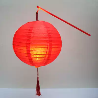 LED portable lantern children's luminous toys kindergarten DIY handicraft class ancient style photo photography Spring Festival hot sale