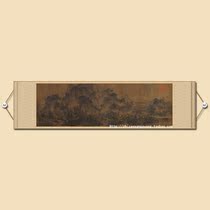 Maolin Yuanxiu map Living room bedroom six-foot banner Antique antique landscape soft framed Chinese painting Calligraphy and painting Li Cheng