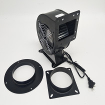 Small power frequency centrifugal fan 130FLJ5 380V blower 220V 120W all copper air mold arch fan