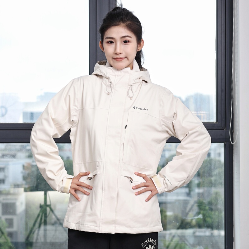 26 New Autumn and Winter Columbia Outdoor Women's Fleece Three-In-One Waterproof Jacket Xr4388