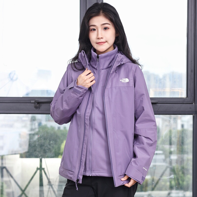 Thenorthface North Face Three-In-One Women's 26 Autumn and Winter New Outdoor Waterproof Warm Jacket 8Dx3 Thenorthface North Face Three-In-One Women's 26 Autumn and Winter New Outdoor Waterproof Warm Jacket 8Dx3