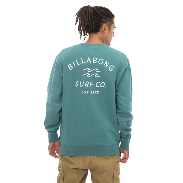 Autumn and Winter Fashion Trend Billb@Ng New Terry Sweatshirt Crew Neck Couple Style Japanese Trend a