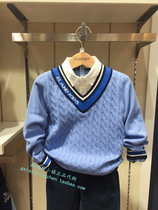 Yilian childrens clothing counter domestic 22 spring new boy fake two sweaters KAC1102A