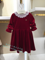 TeenieWeenie Childrens Clothing Counter Domestic 22 Years Spring Girls Dress OW221153A