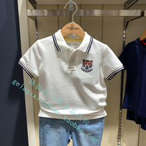Clothes Clothes Clothes counter domestic 20 autumn summer new boy tiger head lapel T-shirt HWA3702A