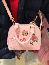 TeenieWeenie childrens clothing counter domestic 2019 winter girls oblique cross bag AK19FT51D
