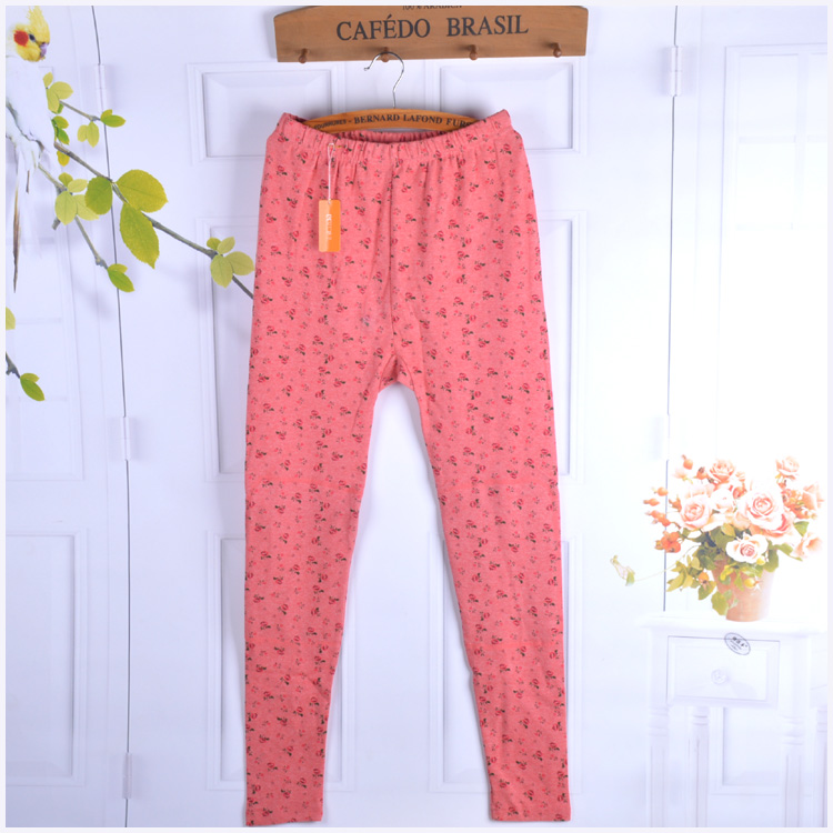 Phụ nữ trung niên và già cotton miếng đệm đầu gối và quần dài nhung cotton cao eo in quần cộng với quần béo cỡ lớn ấm quan am thu dong nam