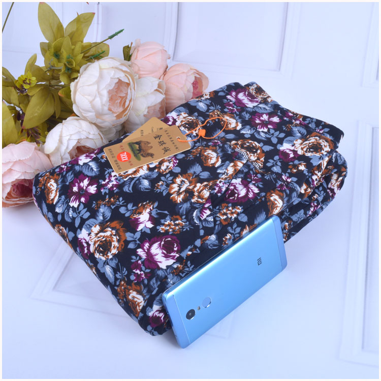 Quần cotton cotton trung và già có độ tuổi cao cộng với phân bón để tăng độ dày cho quần dài của phụ nữ. quần giữ nhiệt nữ thể thao