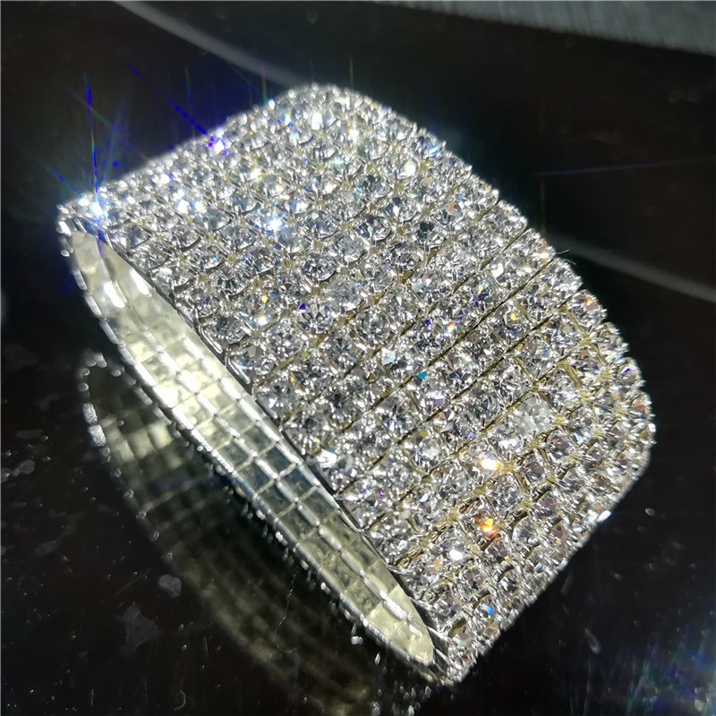 Châu Âu và Hoa Kỳ, Hàn Quốc, zircon, rhinestone, pha lê, cường điệu, vòng đeo tay màu đỏ, nữ rộng phiên bản Hàn Quốc, sinh viên đơn giản, hipster hoang dã