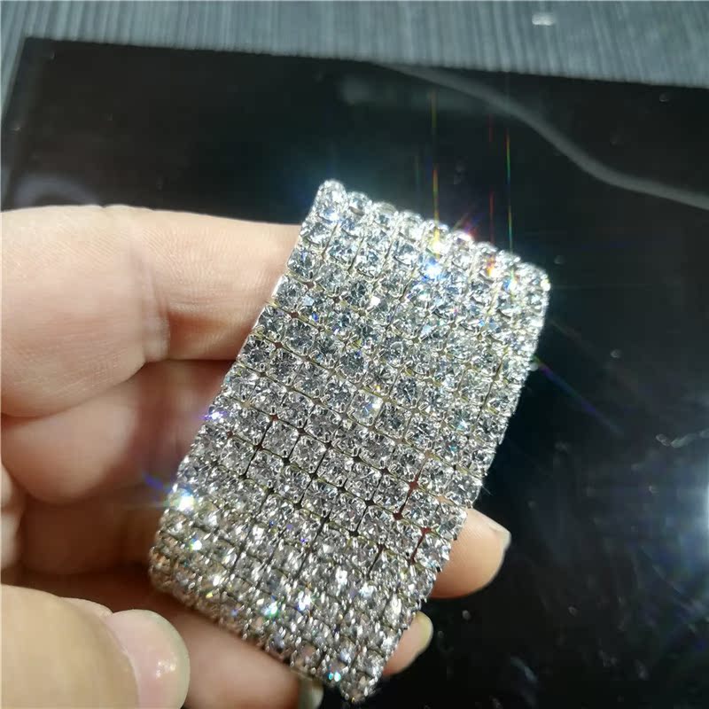 Châu Âu và Hoa Kỳ, Hàn Quốc, zircon, rhinestone, pha lê, cường điệu, vòng đeo tay màu đỏ, nữ rộng phiên bản Hàn Quốc, sinh viên đơn giản, hipster hoang dã