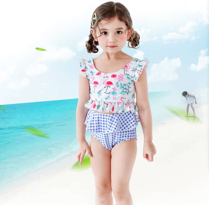Купить детский купальник Купальник девочек корейских детей разделим ...