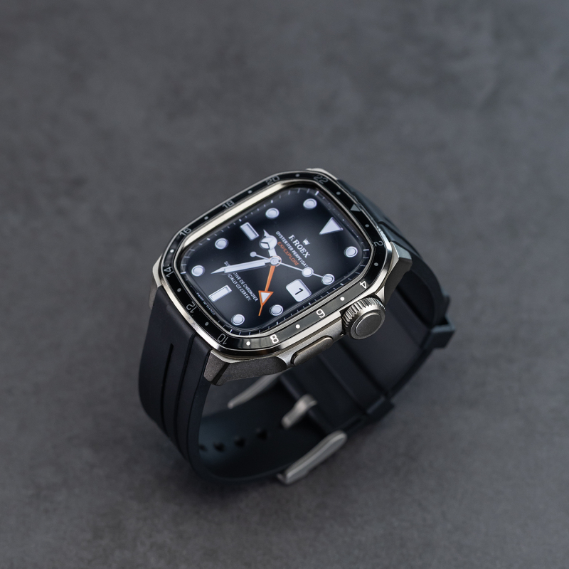 Apple Watch Metal Case and Strap Combo Suitable for Apple Watch iWatch Protective Case with Diver's Dial Apple Watch Metal Case and Strap Combo Suitable for Apple Watch iWatch Protective Case with Diver's Dial